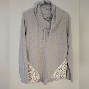 G.H. Bass Funnel Neck Sweatshirt Size Large